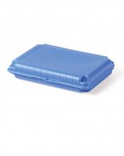 FPH0C5100 - SHELL műanyag tároló fedéllel - DIM. MM W=148 D=110 H=28 - Szín: kék