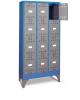 FAM113417 - PERFOM típusú értéktároló szekrény tartozékokkal - DIM. MM W=900 D=500 H=1950 - Szín: kék + szürke RAL5012+RAL7000